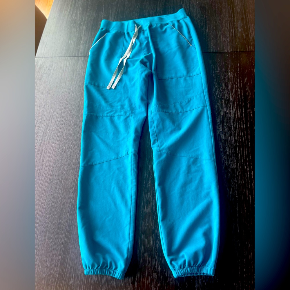 Figs Scrub Bottoms- Carribean Blue